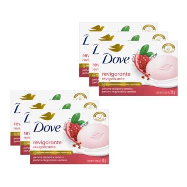Imagem de Kit Sabonete Dove Romã E Verbena 90g c/6un