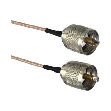 Imagem de Conector UHF PL259 SO239 Para SMA UHF BNC Macho Fêmea Crimpado Jumper 
