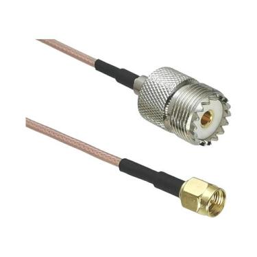 Imagem de Conector UHF PL259 SO239 Para SMA UHF BNC Macho Fêmea Jack Crimp RF Ju