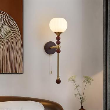 Imagem de OUFULA Lámpada de parede contemporânea LED Americano Retro Sala de estar Estudo Villa Hotel Corredor Escada Luz (Estilo 1)