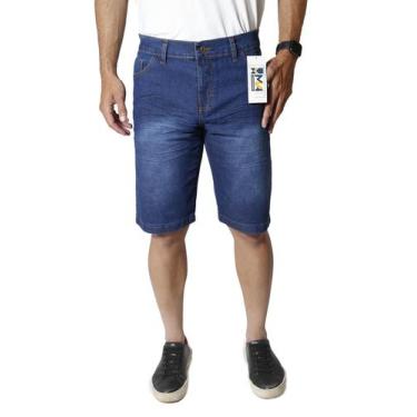 Imagem de Bermuda Plus Size Masculina Jeans Tamanho Grande Barata - MVA Jeans, A