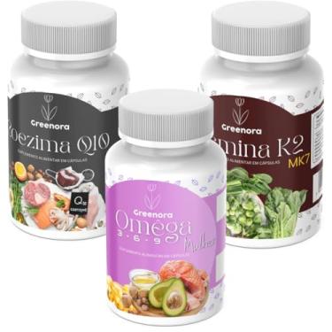 Imagem de Coenzima Q10 + Omêga 3.6.9 + Vitamina K2