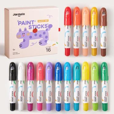 Imagem de Tempera Paint Sticks Jar Melo 16 cores para materiais de arte para cri