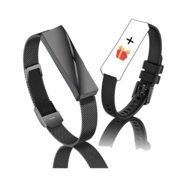 Imagem de Pulseiras Inteligentes Para Casais Monitor De Saúde Câmera Remota 170+