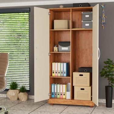 Imagem de Multiuso Armário 2 Porta Para Escritório Quarto E Lavanderia - Freitas