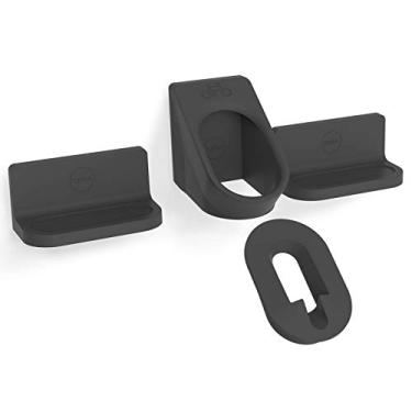 Imagem de cycloc Super Hero – Suporte de parede para bicicleta – Armazenamento horizontal para pedais sem clipe – Preto