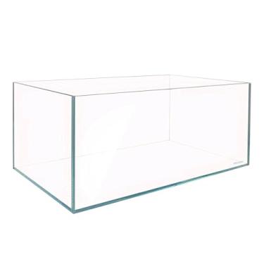 Imagem de Allcolor Tanque de aquário ultratransparente sem aro 6-60 galões vidro baixo ferro (30 litros - rede anti-salto)