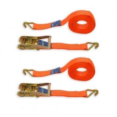Imagem de Cinta de Amarração Com Catraca - 4,5 Metros Com Gancho Para 1,5 Toneladas - 2 Pares - JST
