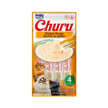 Imagem de Petisco Churu Para Gatos Adultos Sabor Galinha 56G