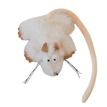 Imagem de Combo Cat Critter branco com bolsa de erva-dos-gatos