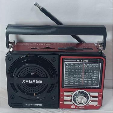 Imagem de Rádio Portátil AM/AF/Bluetooth com Lanterna Tomate MTJ-2002 - Potência