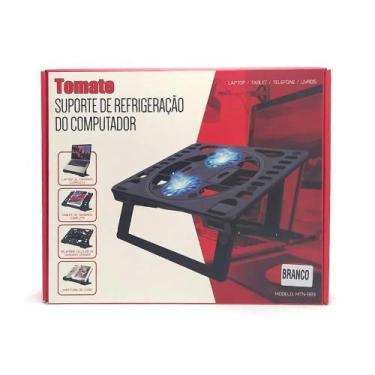 Imagem de Suporte para Notebook com Cooler Tomate MTN-889 - Compacto e Portátil