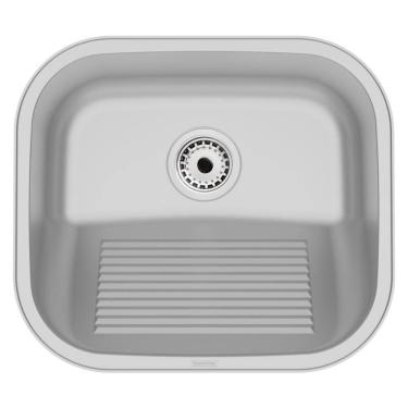 Imagem de Tanque De Encaixe Tramontina Hera Compact 19 Em Aço Inox Acetinado 40x35 Cm