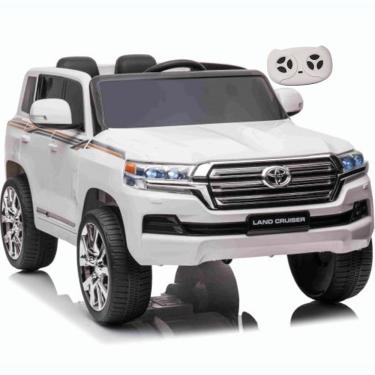Imagem de Carro Eletrico Zippy Toys Toyota Land Cruiser 12V Branco CR