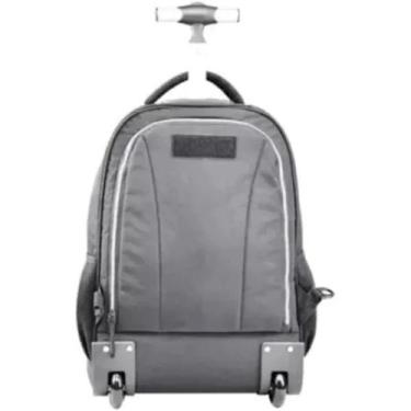 Imagem de Mochila De Rodas Escolar Viagem Passeio -CLIO PACKS, Cinza