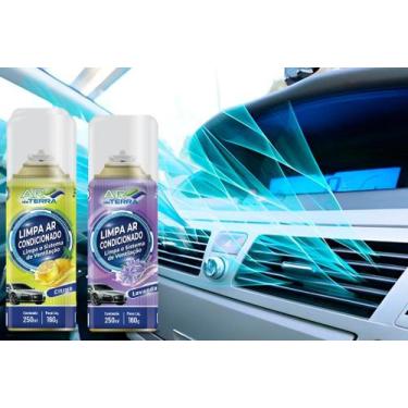 Imagem de 02 Granada Limpa Ar Condicionado Automotivo 250ml Lavanda e Citrus - A