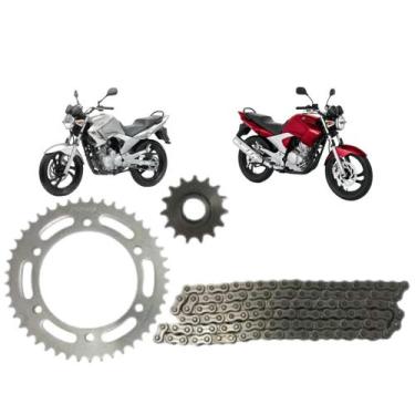 Imagem de Kit Relação Transmissão Yamaha Fazer 250 2005 A 2017 Nakata, KIT TRANS