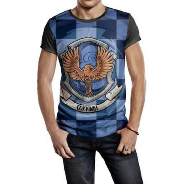 Imagem de Camiseta Masculina Harry Potter Corvinal Full Print Ref:116 - smoke, P