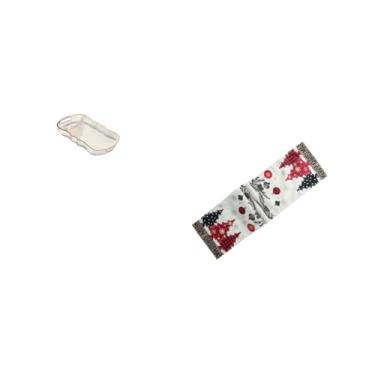 Imagem de Fenteer Bandeja de Café Da Manhã Festiva para Armazenamento de Mesa de Centro Sazonal com Toalha de Mesa de árvore de Natal Reutilizável E Organizador de Frut