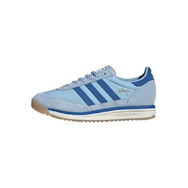 Imagem de adidas Tênis masculino Clesky/Azul/Cwhite SL 72 RS Claro/Branco Core 34 EUA, Preto, 12 Wide