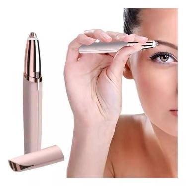 Imagem de Caneta Depiladora Sobrancelha Elétrica Usb Design Indolor - Depilador 