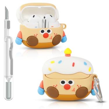 Imagem de Capa para Samsung Galaxy Buds 3/3 Pro (2024) | para fones de ouvido Galaxy Buds 3 FE (2025) | Capa protetora de carregamento de silicone | Design de pele de vários estilos | com kit de limpeza e