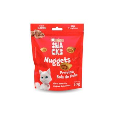 Imagem de Snack Quatree para Gatos Adultos Sabor Carne - 60g - Reduz Bolas de Pe