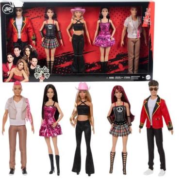 Imagem de Kit 5 Boneca Barbie Mia Roberta Lupita Diego E Giovanni Luxo - MATTEL,