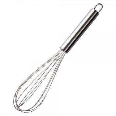 Imagem de Batedor De Ovos E Massas Aço Inox 27 Cm - Clink