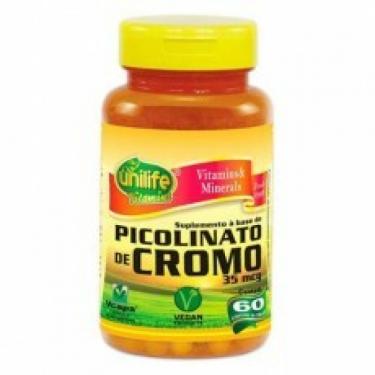 Imagem de Picolinato de Cromo 550mg 60 Caps - Unilife