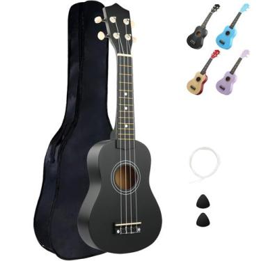 Imagem de Ukulele Soprano LXS Kids Beginners 21 com bolsa de shows e 2 palhetas