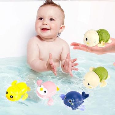 Imagem de Brinquedos de banho para bebês LOVEFELLBAG Swim Turtle Water para 2 a 