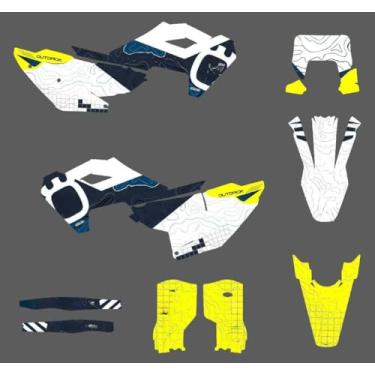 Imagem de MXP Kit gráfico de motocicleta personalizado decalque de motocicleta para HusqvarHSa 2024-2026 TE FE 125 200 250 300 350 400 450 500 e TX FX TC FC 125 200 250 300 350 2023-2023-20202 5 adesivos (CQQ