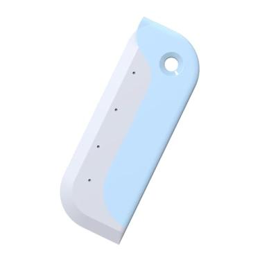 Imagem de Alça confortável, rodo flexível para limpeza, amplamente aplicável com pequeno orifício de suspensão para janelas, portas e espelhos (azul)