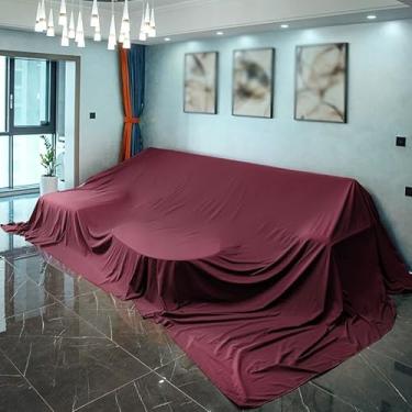 Imagem de Capa contra poeira doméstica, capa de móveis multiuso, pano de poeira interno e externo, à prova de poeira, respirável, impermeável, uso geral, para sofá, cadeira, tapete tamanho queen (tamanho: 200 x