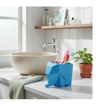 Imagem de Escorredor de Talheres Elefante - Diversas Cores - Rainbow, Azul