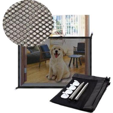 Imagem de Tela Grade De Porta Cachorro Rede Pet Caes Cao Crianças Parede Bebe Ga