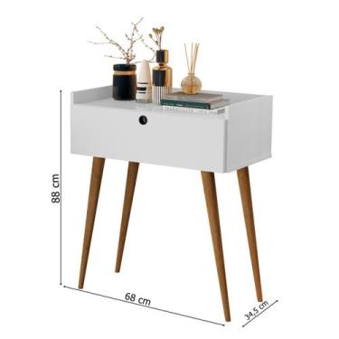 Imagem de Aparador Sala Estilo Retrô 1 Porta Conde Várias Cores - JM Casa dos Mó