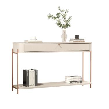 Imagem de Buffet Aparador Tucupi Off White Pe Bronze - Moveis Jb
