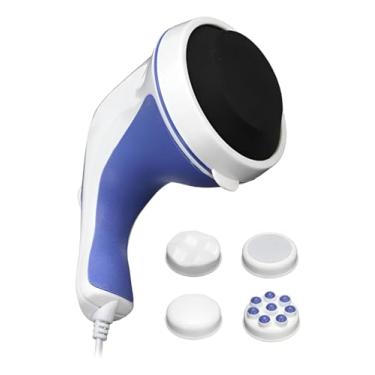 Imagem de Massageador Elétrico Orbital – Drenagem Linfática, Modelador Corporal, 110W, Cor Azul