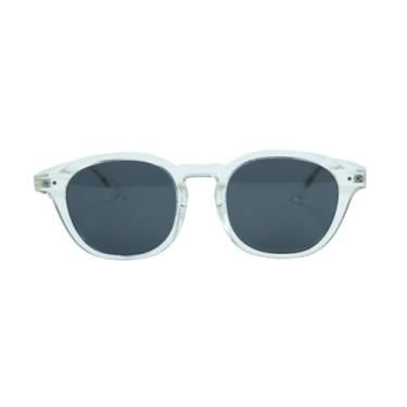 Imagem de Óculos de Sol Unissex Quadrado Polarizado Mirari + Case (Transparente)