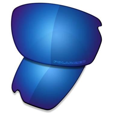 Imagem de SAUCER Lentes de reposição premium para óculos de sol Oakley Carbon Shift OO9302 de alta definição - Azul escuro polarizado