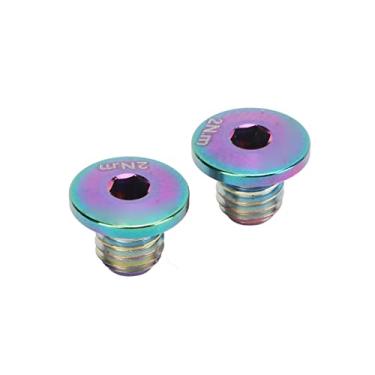 Imagem de PARAFUSO DE FREIO HIDRÁULICO DE LIGA DE TITÂNIO PARAFUSOS DE TAMPA DE CILINDRO DE ÓLEO INTEIRO PARAFUSO DE BICICLETA LEVE PARA M7000 M8000 (Colorido)