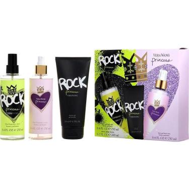Imagem de Água de Cheiro Feminino Vera Wang Variety Rock Princess Fragrance Mist 250ml e Gel Banho 200