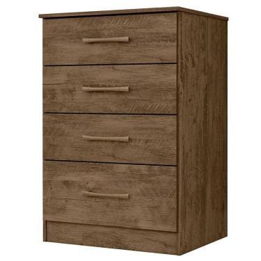 Imagem de Cômoda Gaveteiro Ms913 Castanho Wood - Moval