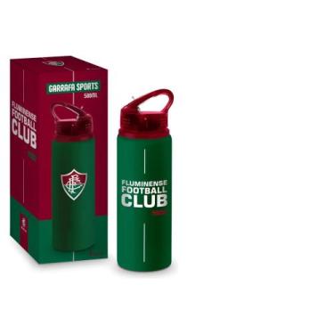 Imagem de Garrafa sports 500ml alumínio times - fluminense - brasfoot