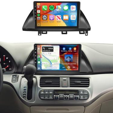 Imagem de Rádio de carro estéreo para Honda Odyssey 2005-2010 2 + 64G, tela sensível ao toque de 10,1 polegadas/Android 13/Wireless CarPlay/Android Auto/DSP EQ/Navegação GPS/WiFi/Bluetooth/FM/RDS/SWC/HD