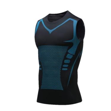 Imagem de Regatas finas para academia masculina | Muscle Fitness Tee Dry Fit Camisa de treinamento sem mangas - Tops de exercício, tanques de ginástica, para musculação, treino, corrida, treinamento, Hoghaki