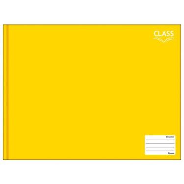 Imagem de Caderno de desenho Foroni class brochura amarelo 96 folhas