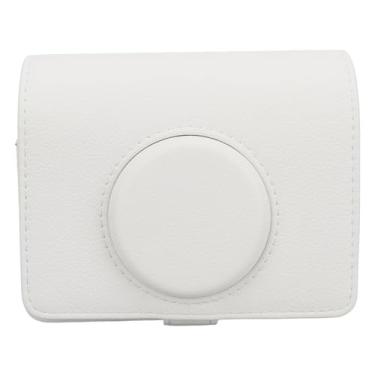 Imagem de Generic Capa para Câmera Instantânea, Elegante Capa Protetora para Câmera Instantânea PU Vintage para Viagens (Branco)